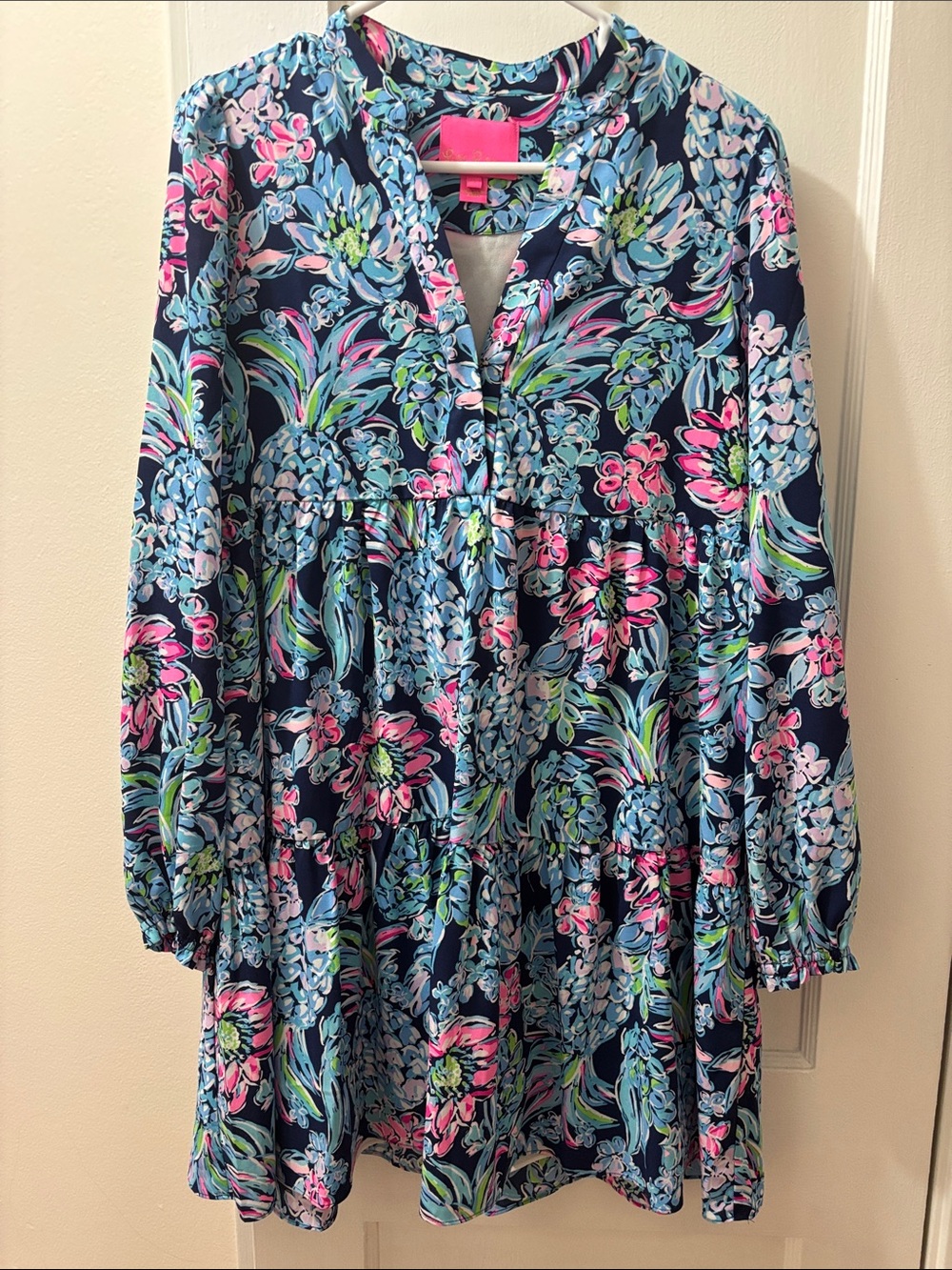 Lilly Pulitzer Long Sleeve Dress EUC